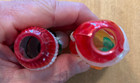 Vintage Avon Glass Christmas Light Cover Snowman & Santa Bear 3 1/4" — photo 4