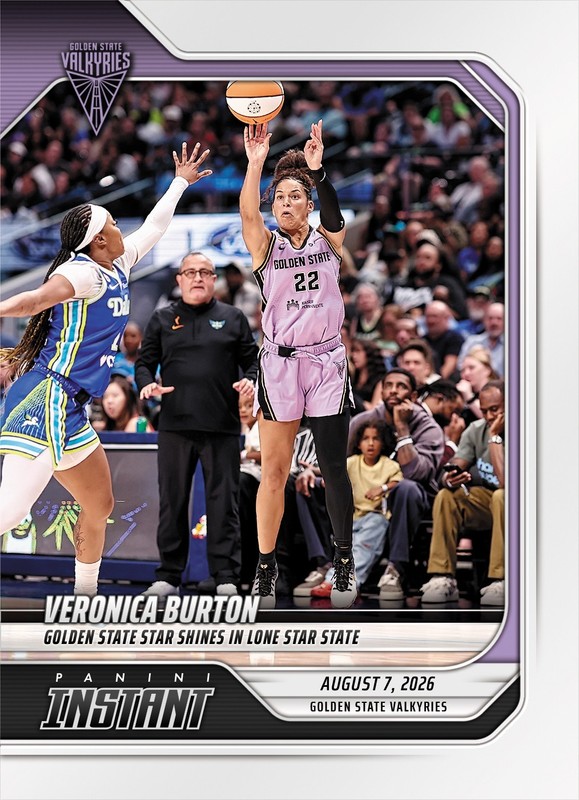 2026 Panini Instant WNBA #291 Veronica Burton Golden State Valkyries PRESALE