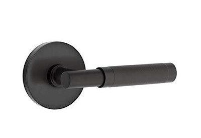 Emtek Select Privacy, Disk Rosette, T-Bar Stem, Knurled Handle US19 RH