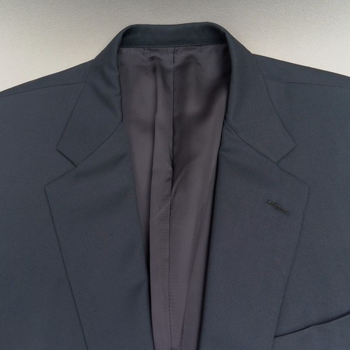 Hickey Freeman Blazer Mens 44R Navy Blue Wool Cashmere Gold Button Sport Coat - Picture 11 of 19