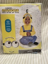 Kids Halloween Costume Minions 2-Piece 6-12 M Movie Character Dress Up