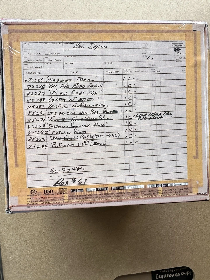 Bob Dylan - Revisited The Remasters - 15 Albums CD/SACD Foto 4 de 4