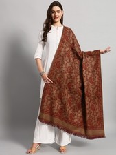 Meditation Shawl/Blanket, Wool Paisley Shawl/Wrap/Scarf/Stole. Unisex Fair Trade