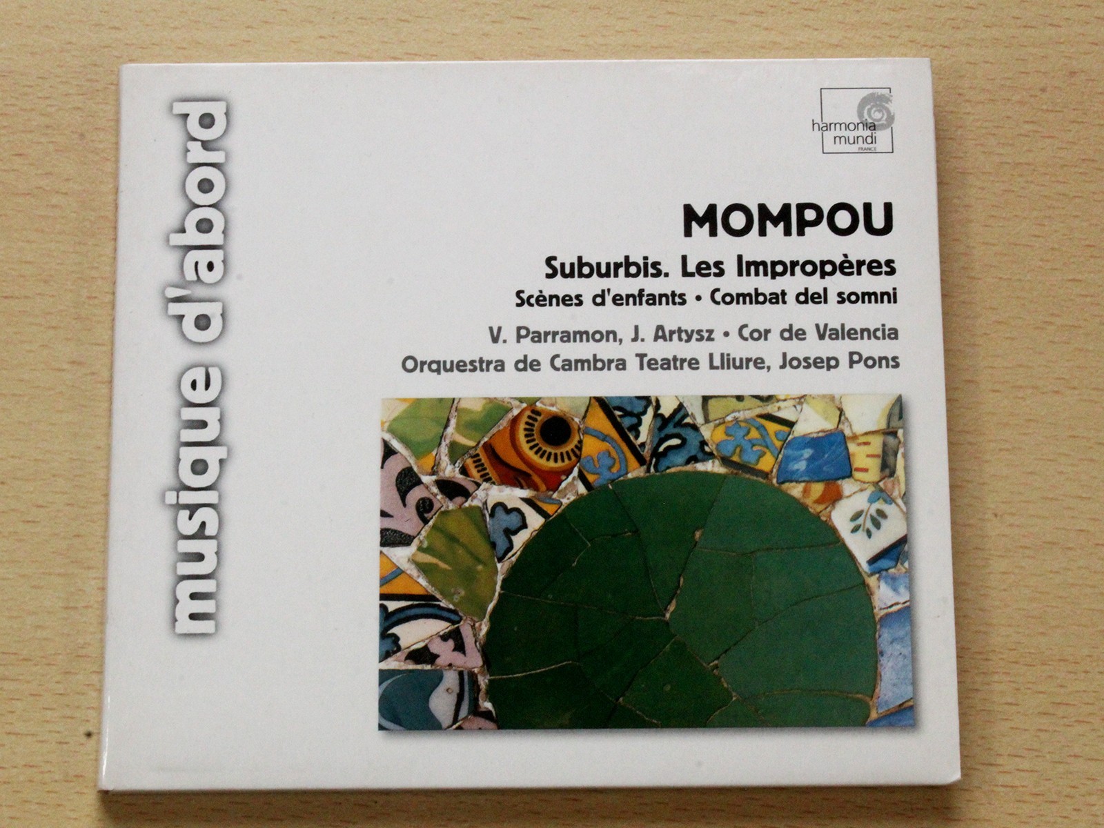 Mompou : Suburbis/Les Improperes/2007 CD Album/Virginia Parramon/Jerzy Artysz