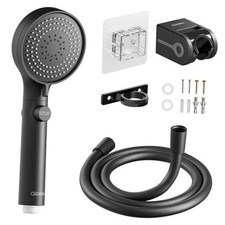 RV Shower Head with Hose, High Pressure Shower Head with Handheld Matte Black