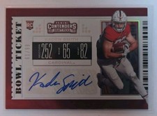 2019 Panini Contenders Draft Picks - College Ticket Kaden Smith #155 Bowl Ticket