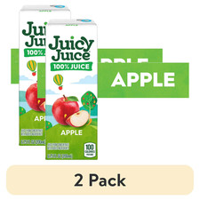 pack of 2 Juice 100 Apple Juice Boxes 8 Pack each total 16 6.75 fl oz Each...