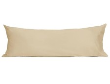 Body Pillowcase 100 Cotton Long Pillow Cover/Case Body 21"x54" Sandshell