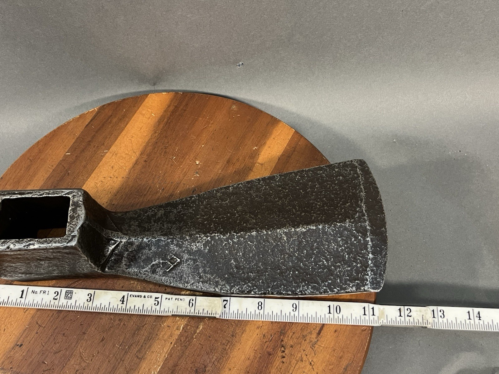 Big Woodings Verona Railroad Adze Head. Beautiful Vintage Finish.