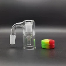 1x 90° Glass Ash Catcher Shower Head Replace for Smoking Pipe Water Bong Hookah