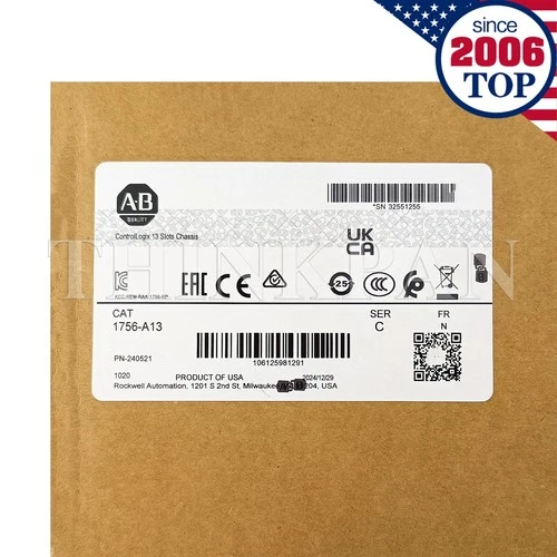 2024 New Sealed Allen-Bradley 1756-A13 /C 13 Slot ControlLogix Chassis 1756A13