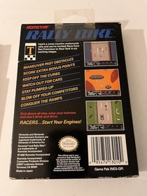 RALLY BIKE  NINTENDO NES Tested WORKING Original Box Video Game  Case 100% Comp