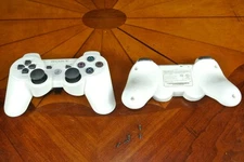 PS3 White Controller Genuine Sony Playstation DualShock 3 FOR PARTS no Battery