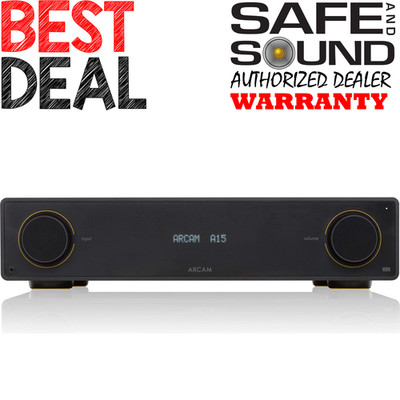 Arcam A15 Stereo Integrated Amplifier with Built-In DAC and Bluetooth