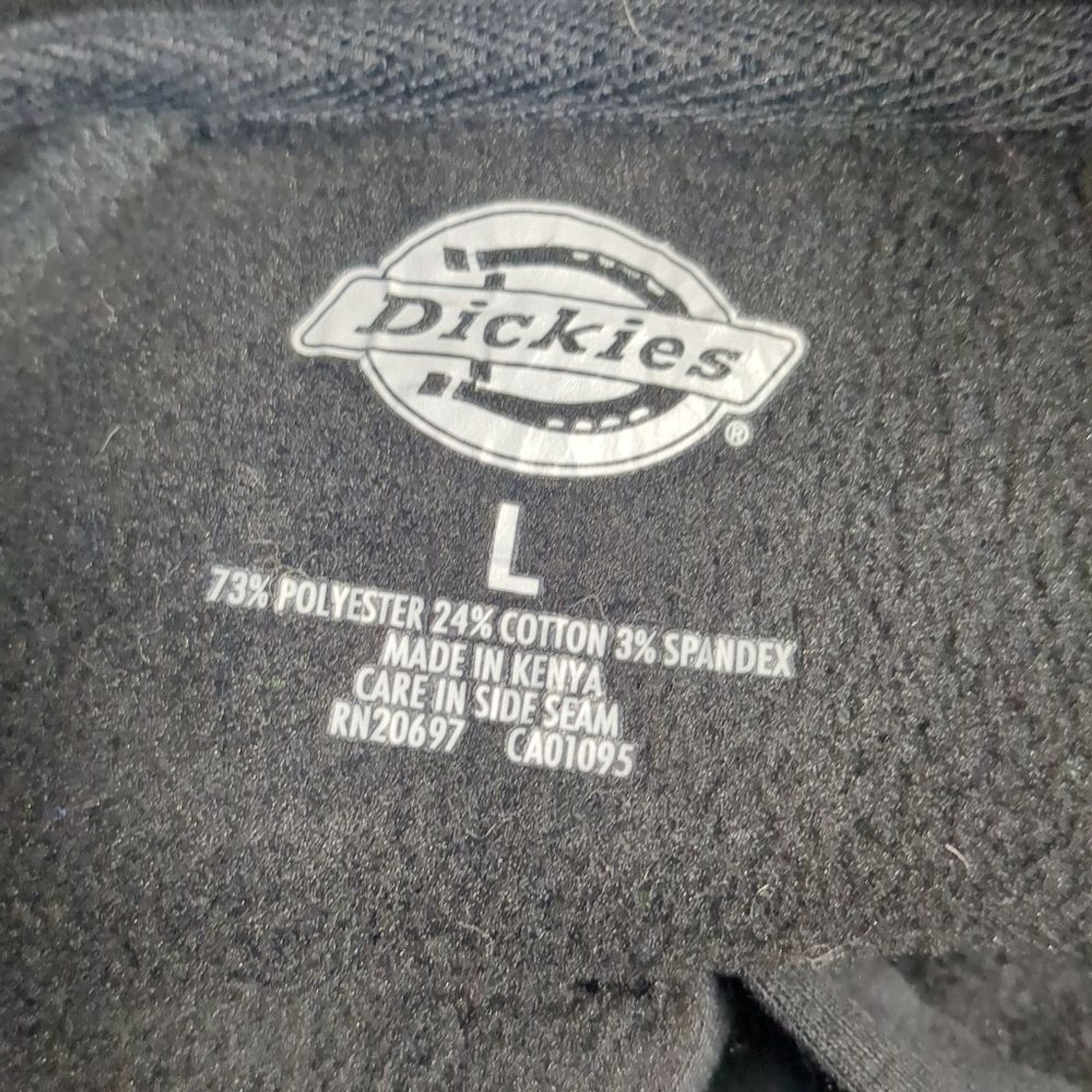 Dickies Pullover Half Button Jacket Black Women's… - image 9