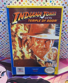 Indiana Jones and the Temple of Doom NES CIB Mindscape