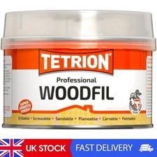 White Woodfil 2K Wood Filler 400g - Airhole & Pinhole-Free Finish, UK Delivery
