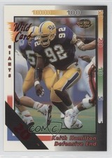 1992 Wild Card 20 Stripe Keith Hamilton #228 Rookie RC m5x. rookie card picture