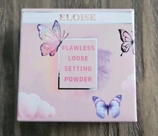 Eloise Beauty Flawless Loose Setting Powder w/Puff, Deep Caramel - 0.35 oz (10g)