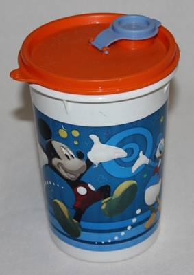 Tupperware Disney Mickey Mouse Cup and Flip-Top Lid Limited Edition