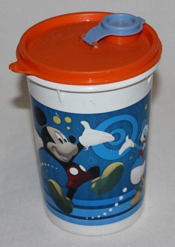 Tupperware Disney Mickey Mouse Cup and Flip-Top Lid Limited Edition