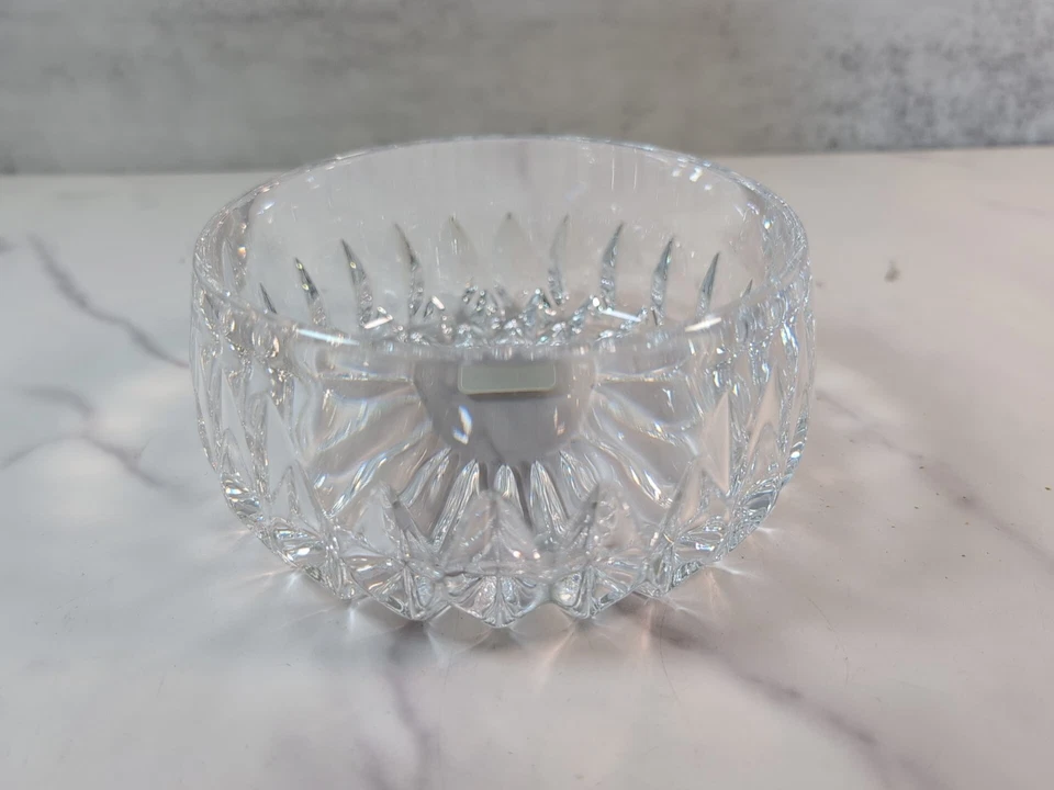 Gorham Althea 6" Round Heavy Crystal Bowl Germany NEW - Image 2 of 4
