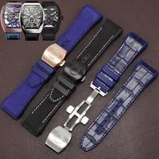 28mm Folding Buckle Watchband For Franck Muller V45 Series Watch Repair Strap