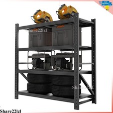 Adjustable 4-tier Heavy Duty Metal Shelving Unit Garage Shelves Utility Rack Us Adjustable 4-tier Heavy Duty Metal Shelving Unit Garage Shelves Utility Rack Us
