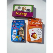 Disney kids Flash cards -money, time  money and Phonics