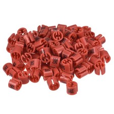 100 x Clothes Hanger Marker Word SALE Fit 3.5mm Rod for Color Coding Red