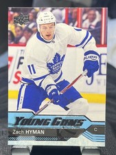 2016-17 Upper Deck Young Guns Zach Hyman Toronto Maple Leafs Rookie Card Oilers. rookie card picture