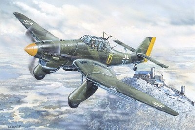 Trumpeter 02420 1:24 Junkers Ju-87A Stuka Military Aircraft Plane Model Kit