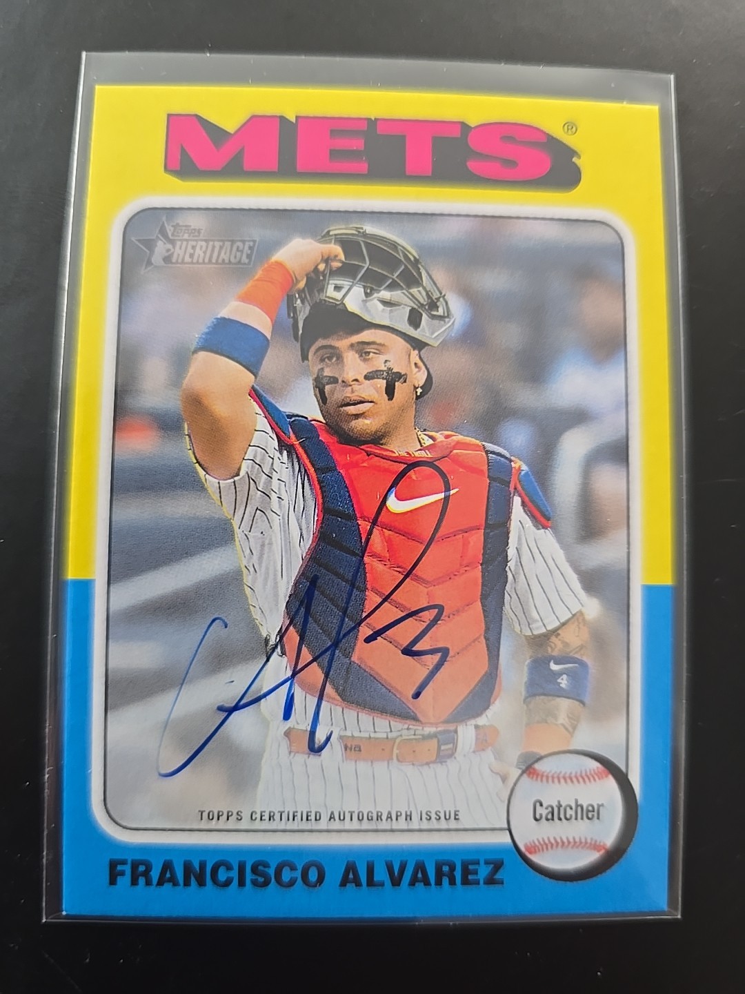 2024 Topps Heritage High Number - Real One Autographs Francisco Alvarez #ROA-FA
