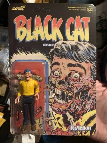 Super7 Reaction Black Cat Mystery Radium Man Figure Pre-Code Comic Horror MOC 7