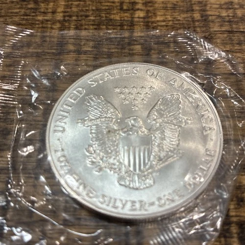 1993 Silver American Eagle Dollar $1 Unc-63 Sealed Littleton Coin Company