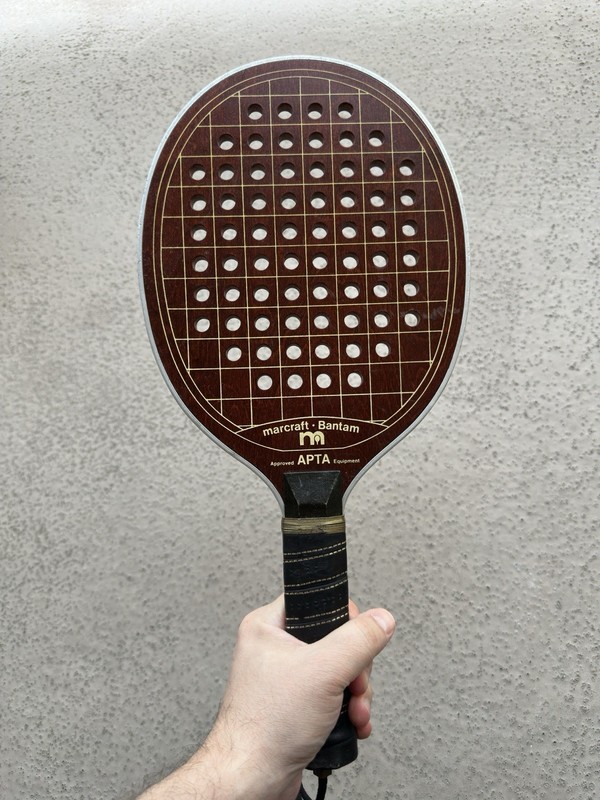 Vintage Marcraft-Bantam Paddle Tennis Racquet - APTA Approved, Excellent Cond