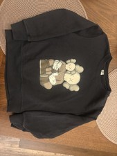 Hype Uniqlo x Kaws LS Graphic Sweatshirt Black Size : Kids 5-6