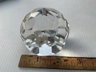 Vintage TIFFANY & CO. Clear  Crystal Diamond Faceted Paperweight