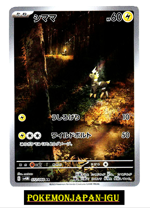 Blitzle  AR 072/066 Holo Future Flash Pokemon Card Japanese NM JP Japan