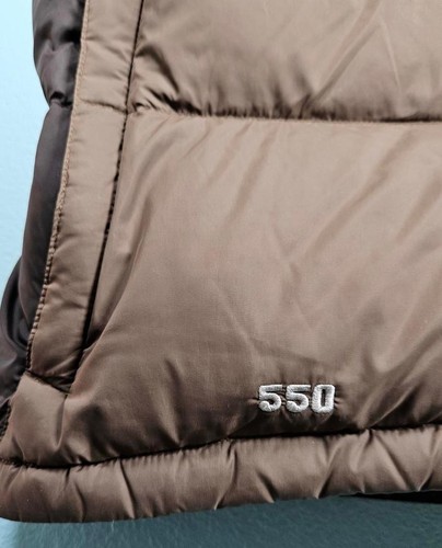 The North Face Men's Puffer 550 Goose Down Puffer Vest Brown Size Large - Picture 5 of 11