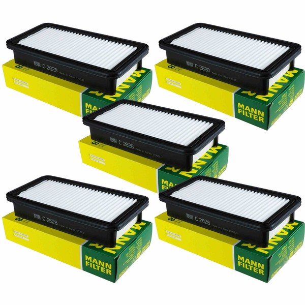 5X Mann-Filter Luftfilter C 2628 Air Filter-image