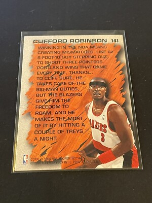 1996-97 Fleer Hardwood Leader Clifford Robinson Portland Trail