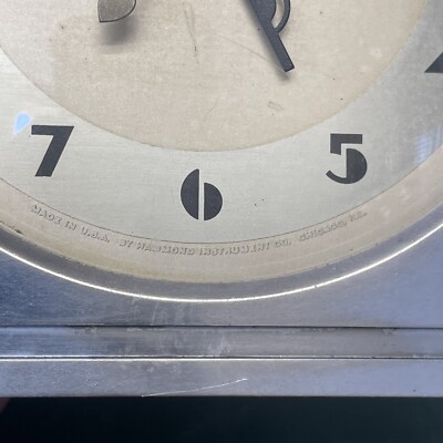 Vintage 1930s Hammond Synchronous Alarm Clock | eBay