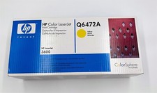 NEW Genuine HP 502A YELLOW Toner Cartridge Q6472A HP Color LaserJet 3600 OEM