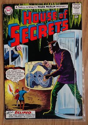 House of Secrets Comic Book #63 DC Comics 1963 Mark Merlin VG/F