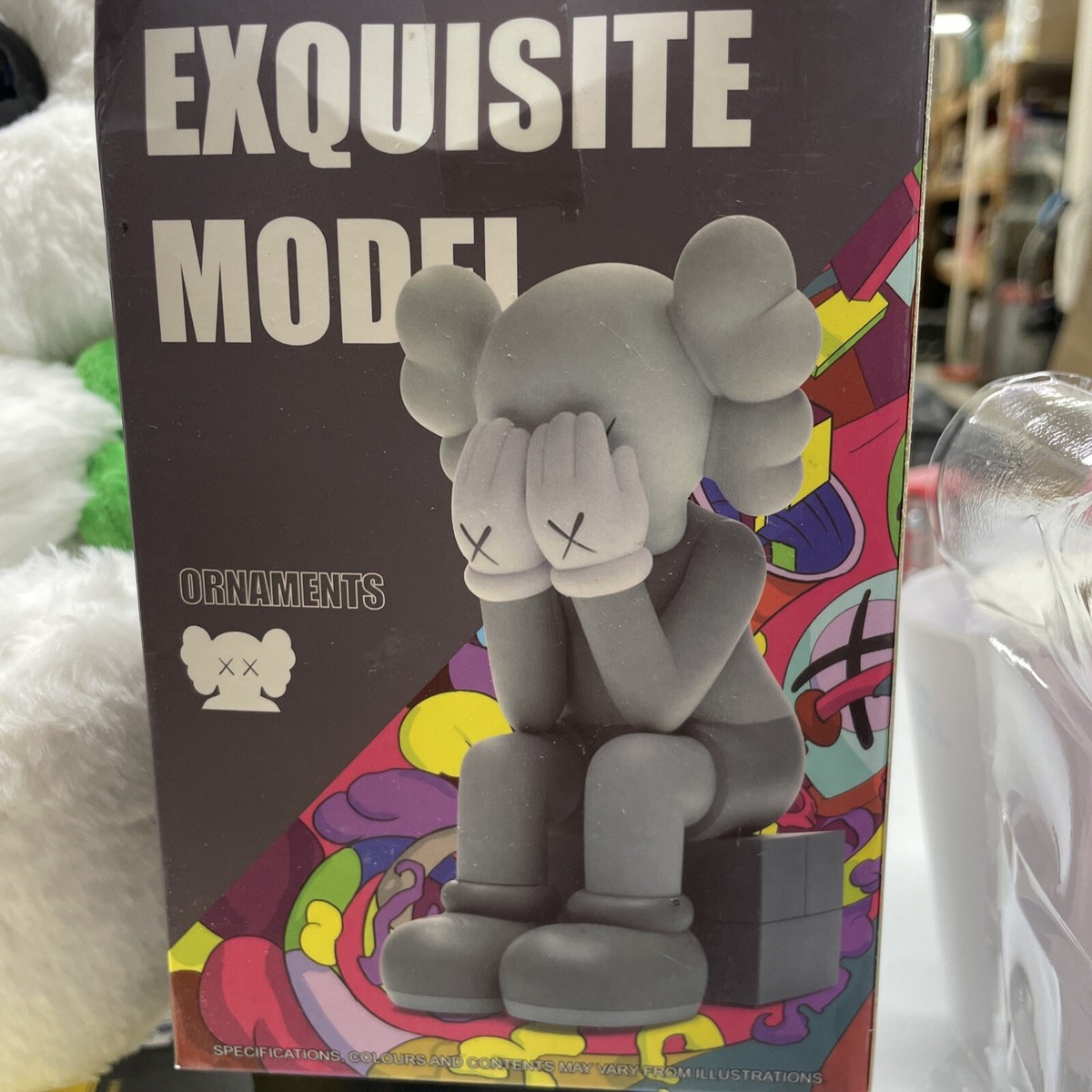 XX KAWS Exquisite Model Ornament - Black - Open Box | eBay
