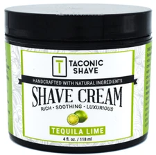 Taconic Shave Tequila Lime Natural Rich & Slick Shaving Cream Handmade in USA