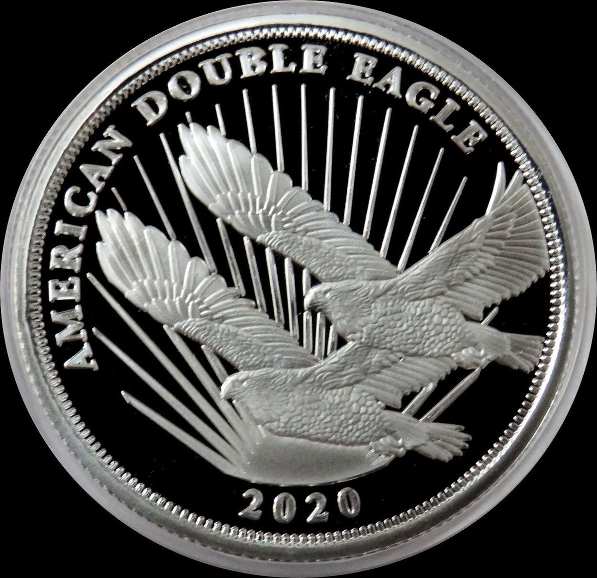 アメリカン・イーグル銀貨 2020年 2枚セット 2020 SILVER COOK ISLANDS $2 AMERICAN DOUBLE EAGLE 1/2 OZ