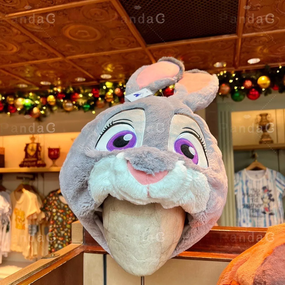 Disney authentic Zootopia Judy Rabbit Ear head hat soft cap