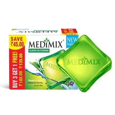 Medimix Clear Glycerine Bathing Bar Soap for Dry Skin 100g